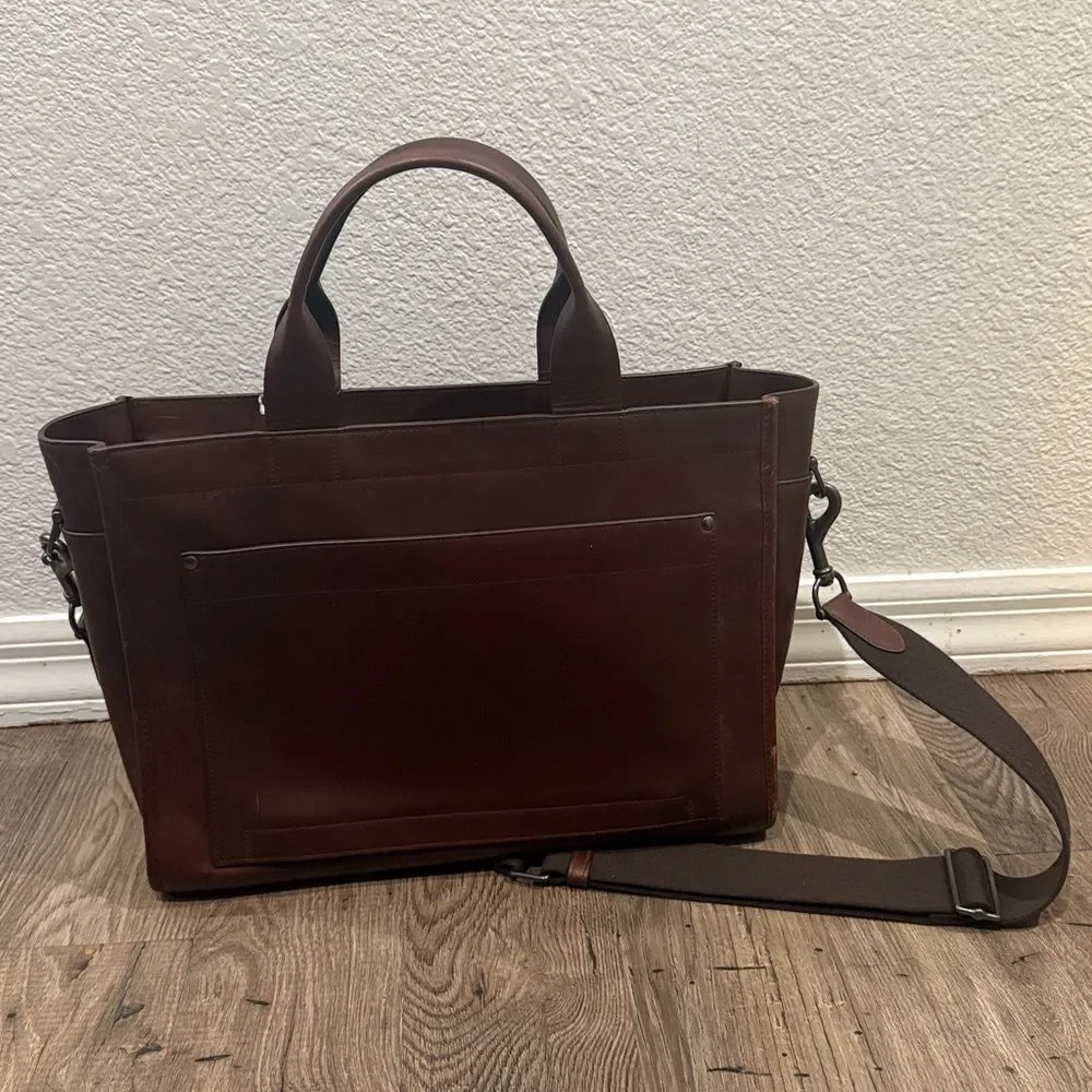 Shinola Bert Zip Brief Tote